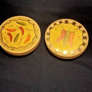 Pepper Coasters 4 pc set